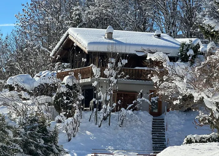 Mirador Alpine Horizon -crans Montana- Swiss Alps 木屋 克莱恩 蒙塔纳