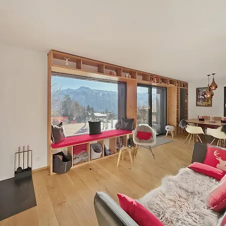 Mirador Alpine Horizon -crans Montana- Swiss Alps Chalet