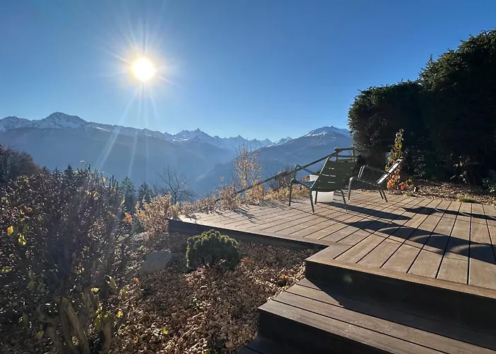 Alpstuga Mirador Alpine Horizon -crans Montana- Swiss Alps